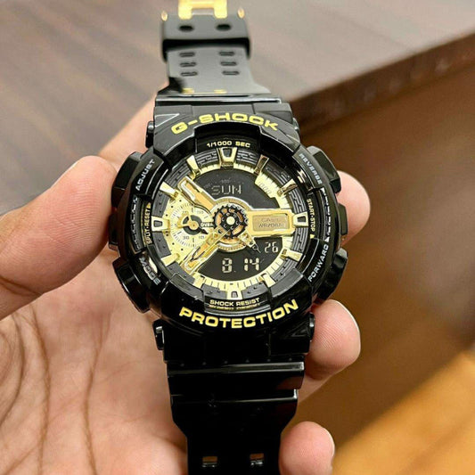 G-SHOCK GA-110GB-1 – Premium Edition with Tin Box & 6 Month Warranty